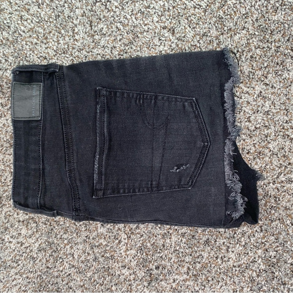 Black Distressed women’s shorts